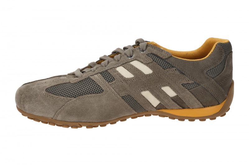 Geox Snake Schuhe Sneakers taupe grau U4507A