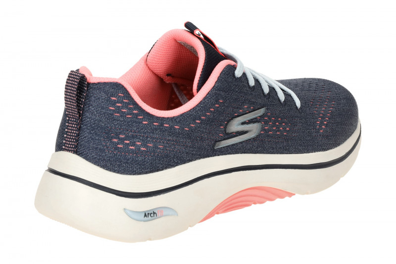 Skechers Go Walk Arch Fit Schuhe blau pink 125311