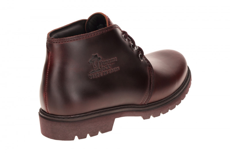 Panama Jack Bota Panama C77 Stiefelette dunkelrot Lederfutter