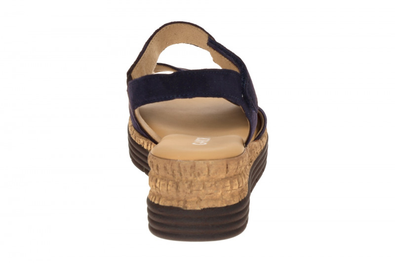 Gabor Keil Sandale blau Velour 82.700.46