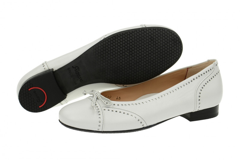 Sioux Maura Ballerinas weiß silber - 52881