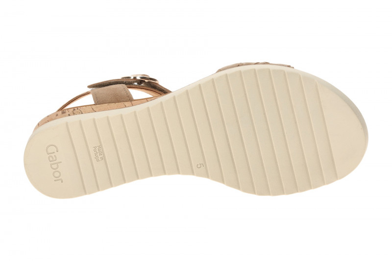 Gabor Keil Sandale sand beige Velour 82.758.30