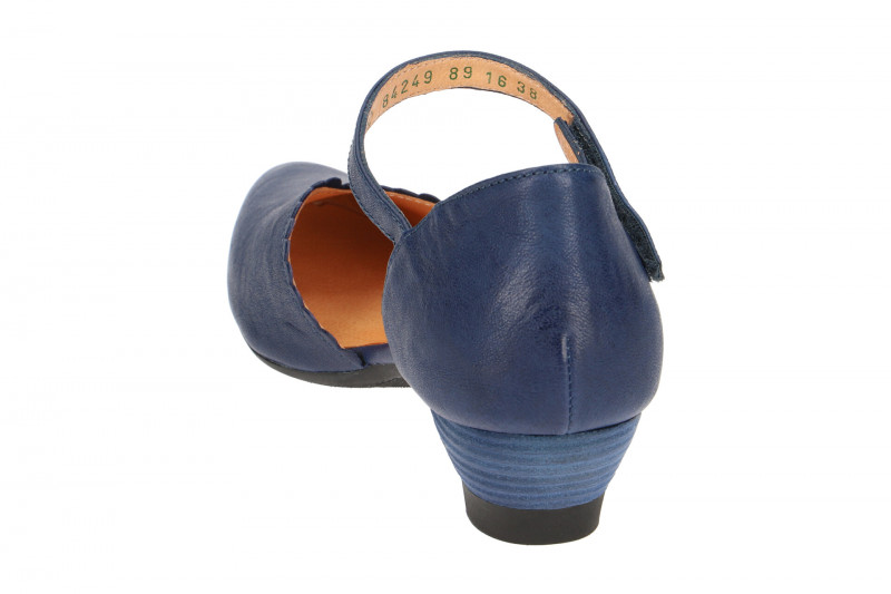 Think Aida Riemchen Pumps blau 4-84249-89