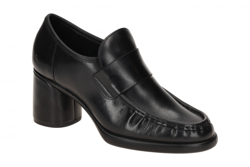 Ecco Sculpted Hochfront Pumps Loafer schwarz 222673
