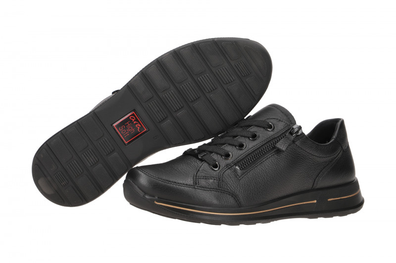 ARA Osaka 2 Schuhe Sneaker schwarz gold 12-24801