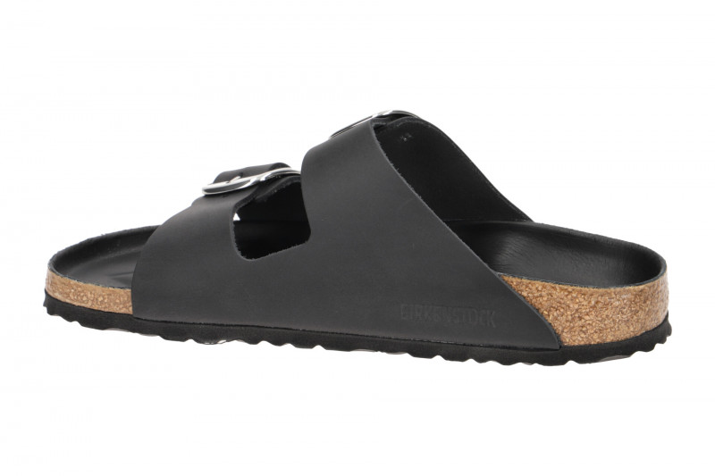 Birkenstock Arizona Big Buckle Pantolette schwarz Schmal 1011075