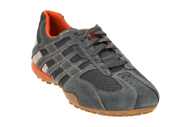 Geox Snake Schuhe grau orange U55MNA