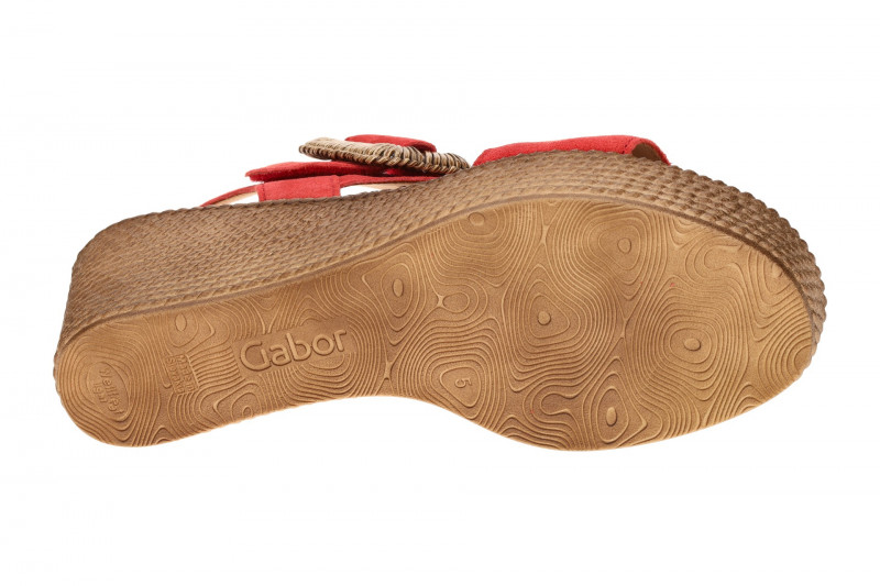 Gabor Wedges Keil Sandale rot chilli 84.771.15