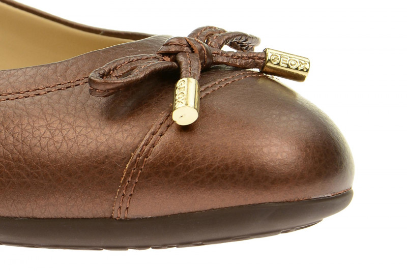 Geox Respira Lola A Ballerina in kupfer braun