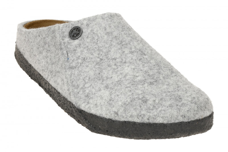 Birkenstock Zermatt Rivet Clogs Pantoletten hellgrau Normal-Weit 1015080