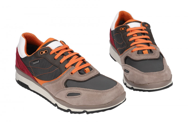 Geox Sandford Schuhe grau orange U44S7A