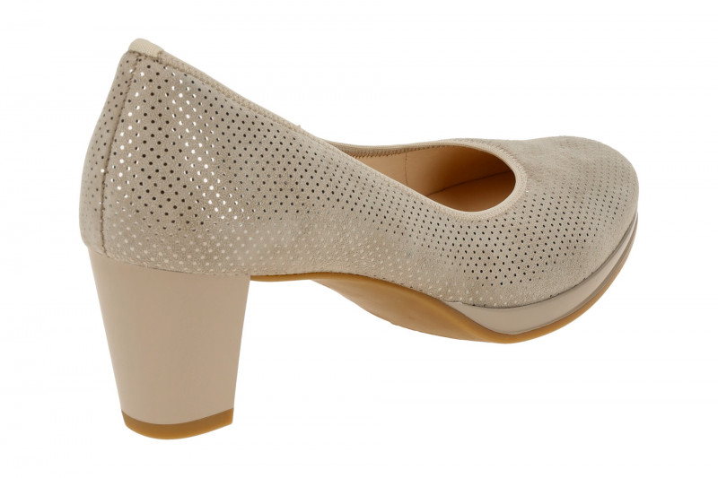 ARA Orly Pumps grau sand gepunktet 12-23436