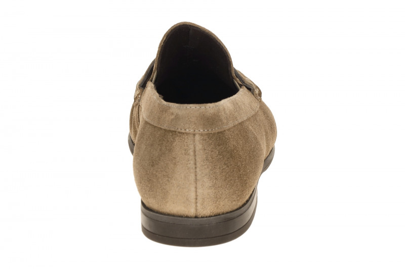 Paul Green Schuhe Slipper taupe braun Loafer 1228
