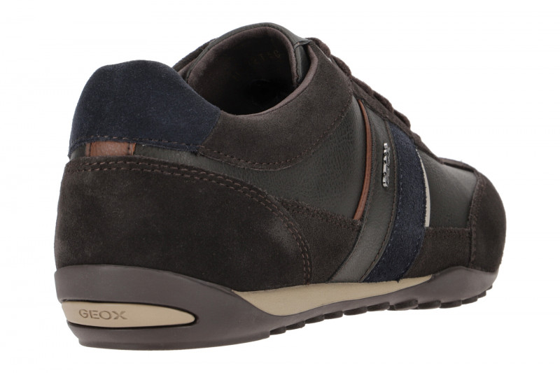 Geox Wells Schuhe dunkelbraun U52T5C
