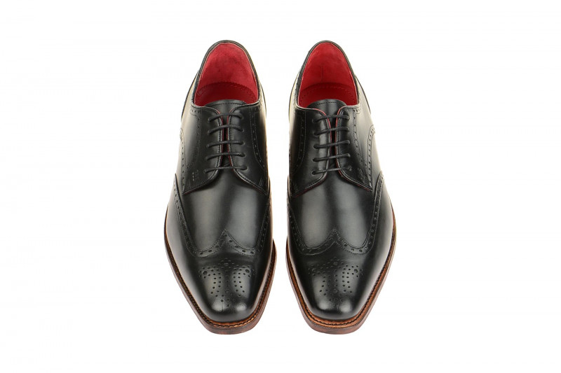 Gordon Bros Schuhe Havret schwarz Rahmengenäht 2466-A