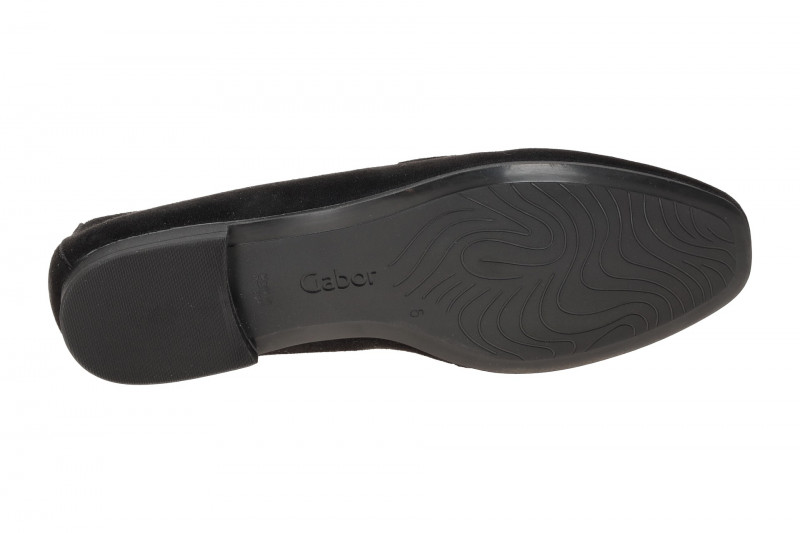 Gabor Schuhe Slipper schwarz altsilber 65.210.17