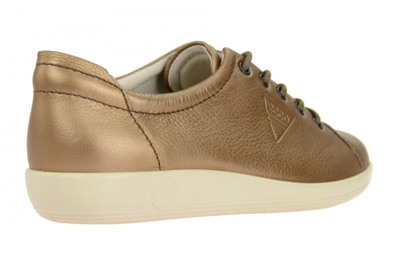 Ecco Soft 2 Schuhe grau braun metallic 20650301375