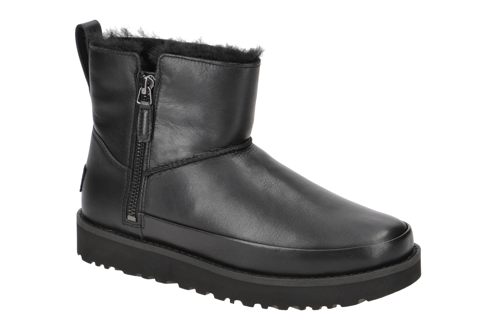 UGG Classic Zip Mini Stiefel schwarz 