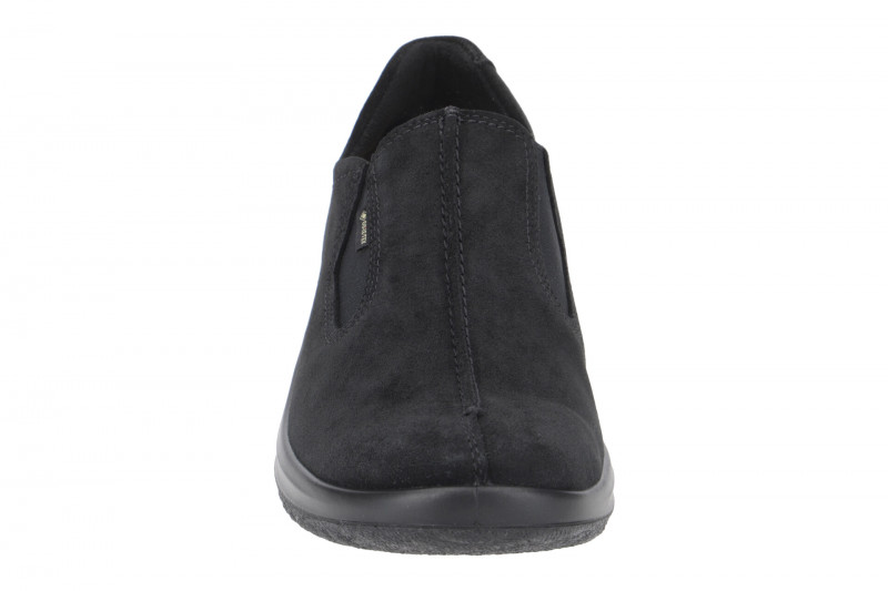 Legero Softboot Schuhe Slipper schwarz Velour Gore-Tex