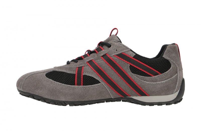 Geox Snake Schuhe grau rot U2207S