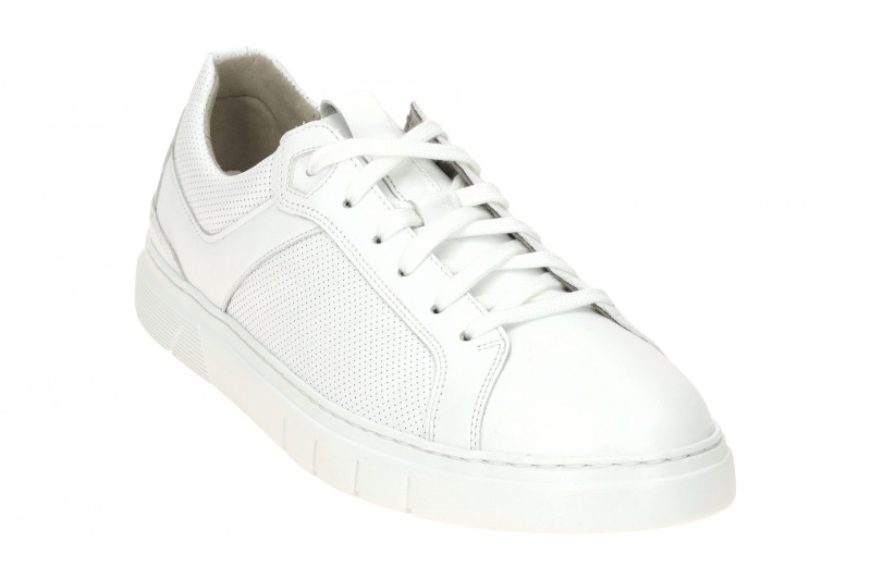 Pius Gabor Schuhe weiß Herren Sneakers perforiert 1023.18