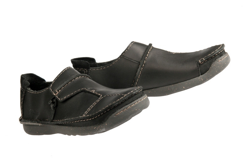 Clarks Mantal Back Schuhe schwarz Slipper