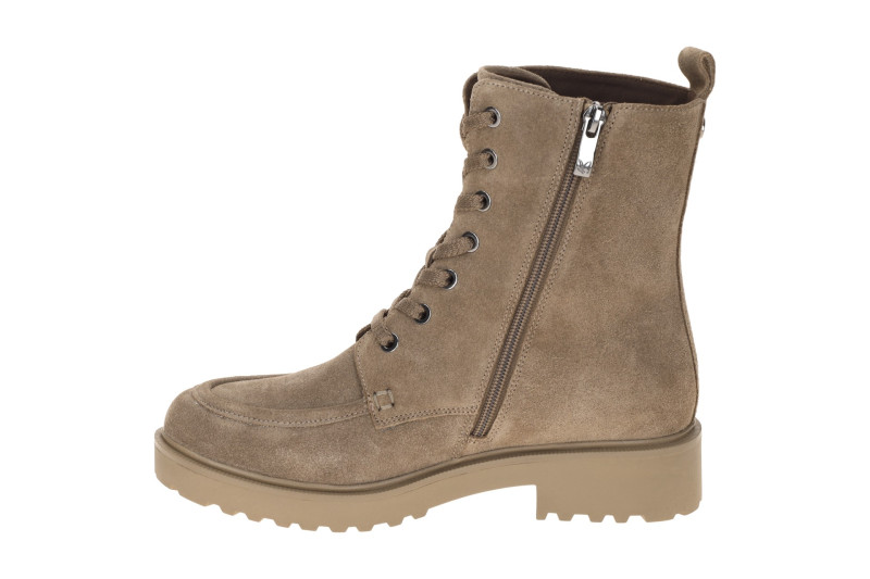 Caprice Stiefelette Schnür Boots taupe grau Thermo 25314
