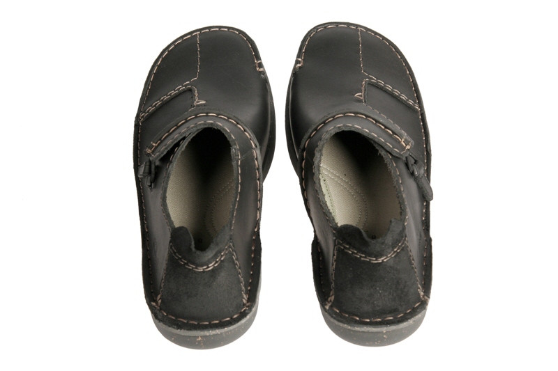 Clarks Mantal Back Schuhe schwarz Slipper