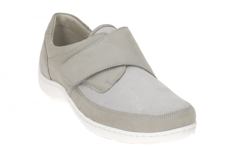 Waldläufer Henni Slipper Schuhe stein grau H-Weite 496H31