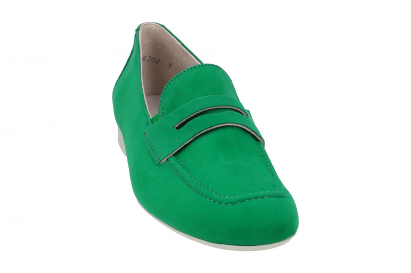 Paul Green Slipper Loafer grün Nubuck 2954