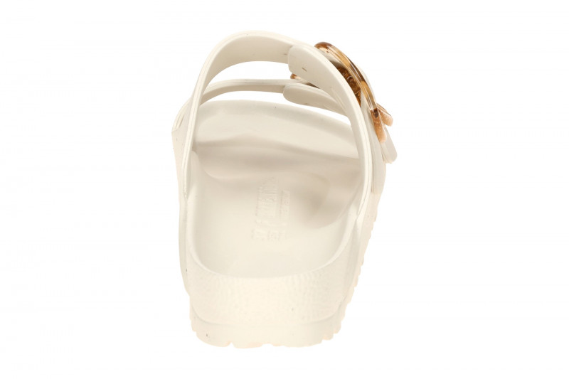 Birkenstock Arizona Big Buckle Pantolette weiß eggshell SCHMAL EVA