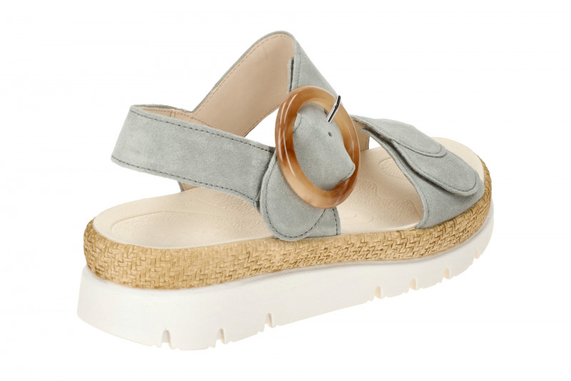 Gabor Sandale grau pino Velour 43.723.19