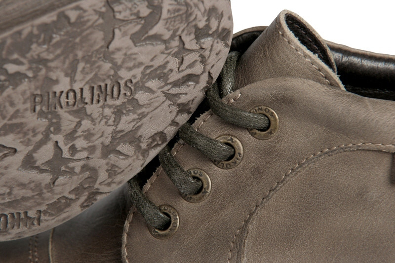 Pikolinos 839-8666F Schnür- Pumps kahki grau