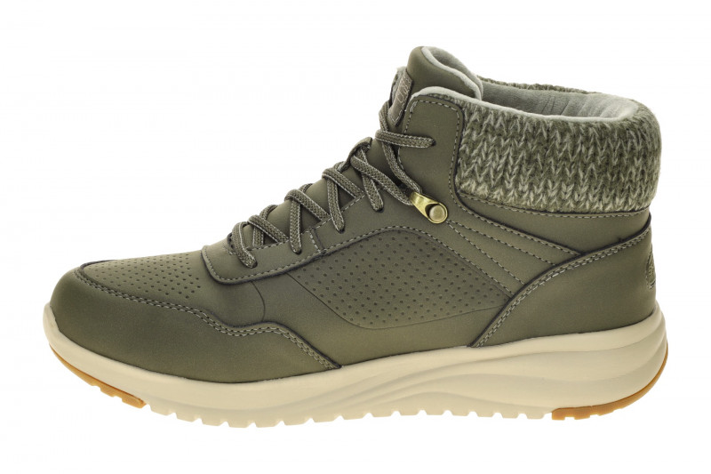 Skechers On-The-Go Mid Sneaker olive grün wasserdicht Slip Ins 144739