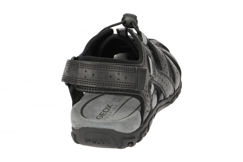 Geox Strada Outdoor Sandale schwarz U6224B