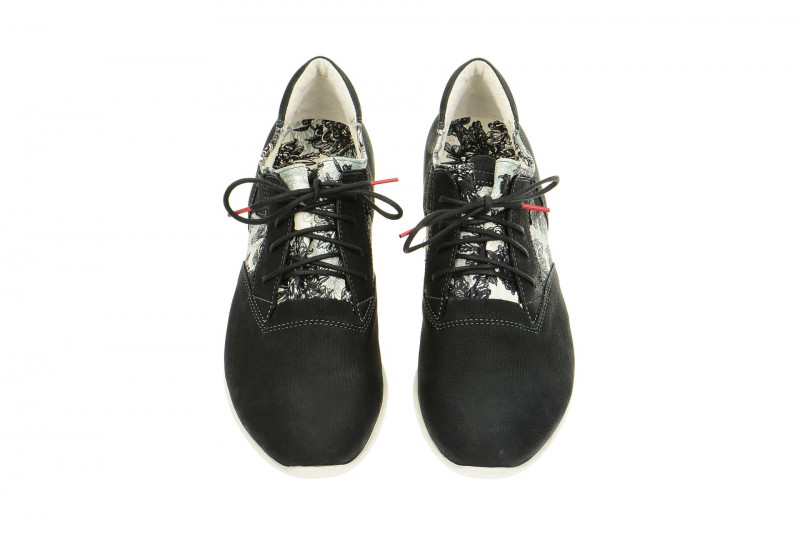 Think Aloa Schuhe schwarz weiß Sneaker