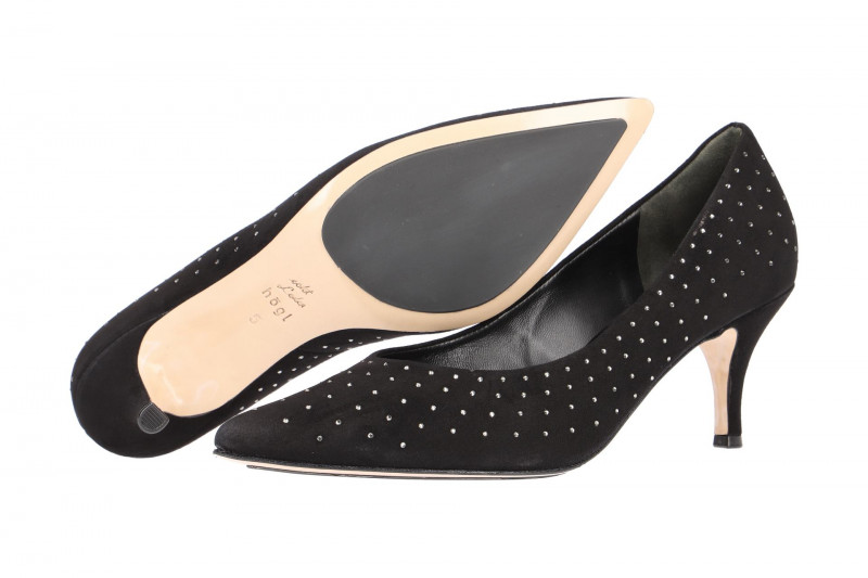 Högl Pumps schwarz Swarovski Crystals