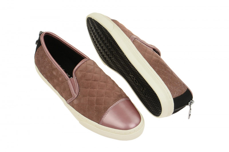 Geox New Club Slipper altrosa Glitter D5258C