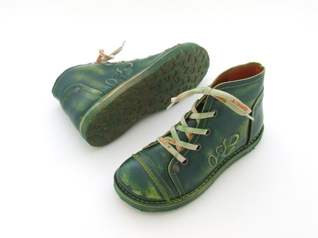 Eject Sony1Deal Damen Boots E-9598 grün