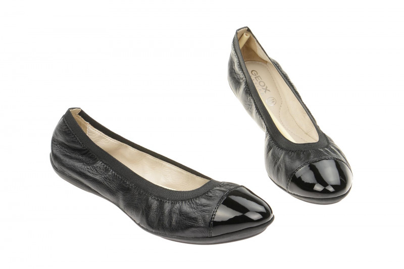 Geox Charlene Schuhe schwarz Ballerinas D62Y7A