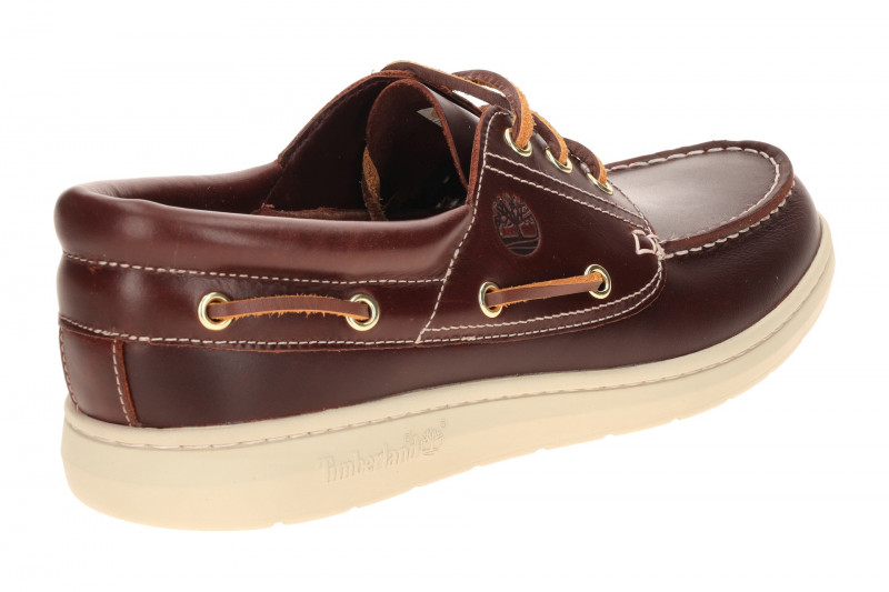Timberland Portofino Pier Schuhe dunkelrot Bootsschuhe 0A6CXM