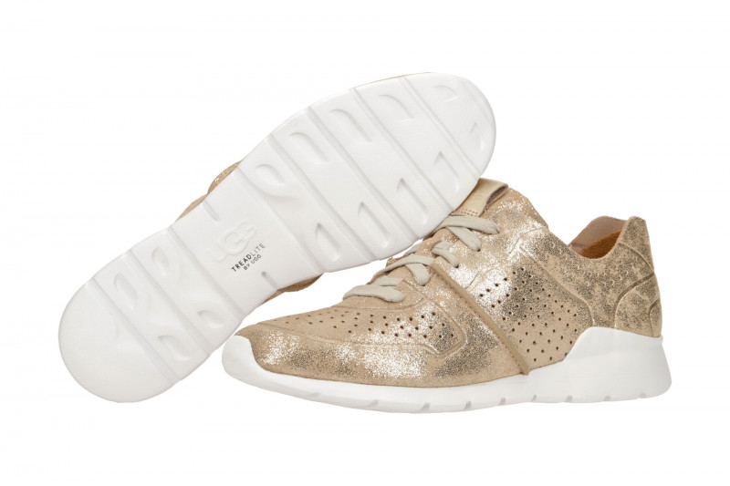 UGG Tye Sneakers Schuhe gold weiß