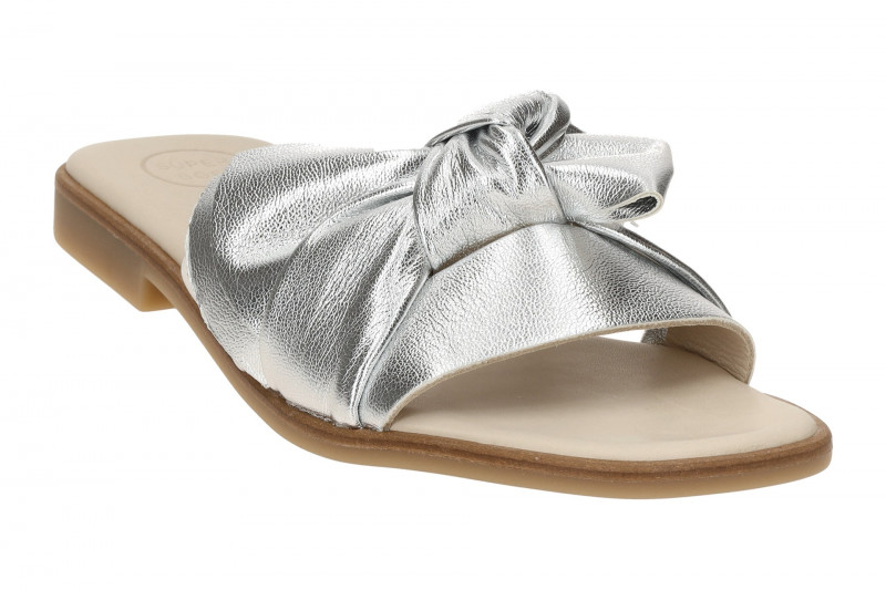 Paul Green Pantolette silber grau metallic 6132