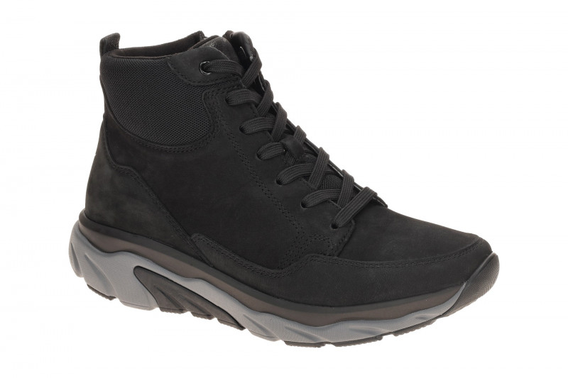 Gabor RollingSoft Stiefelette schwarz Nubuck Mesh 76.835.47