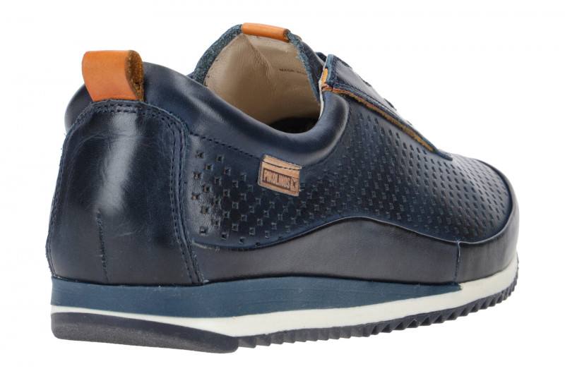 Pikolinos Liverpool Schuhe blau gelocht M2A-6252