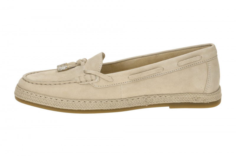 Gabor Slipper Mokassin beige Bootsschuh 85.223.12