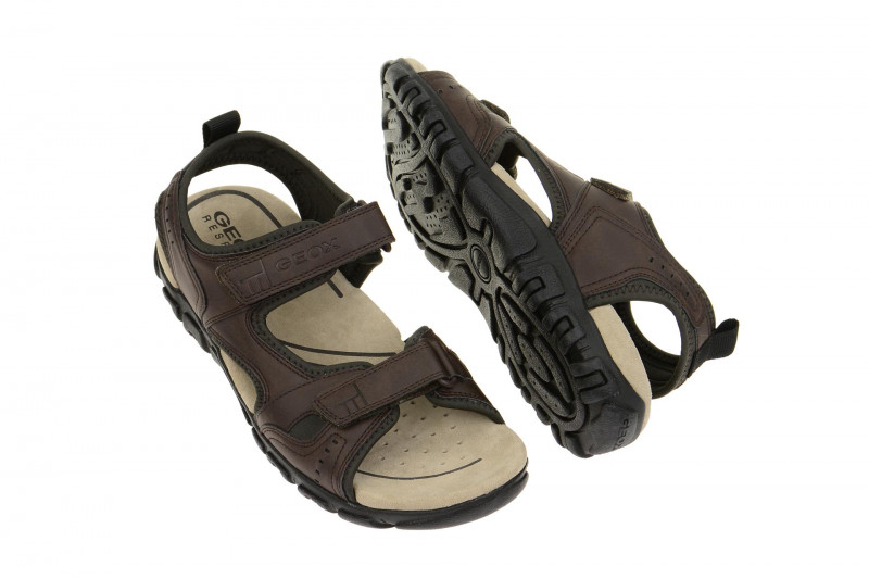 Geox Strada Sandale braun coffee U4224A