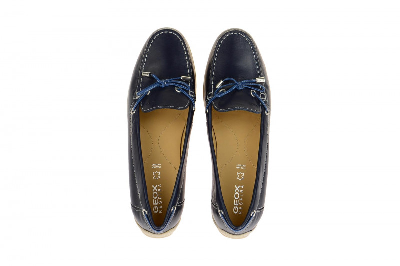 Geox Yuki Schuhe Slipper blau D6455A