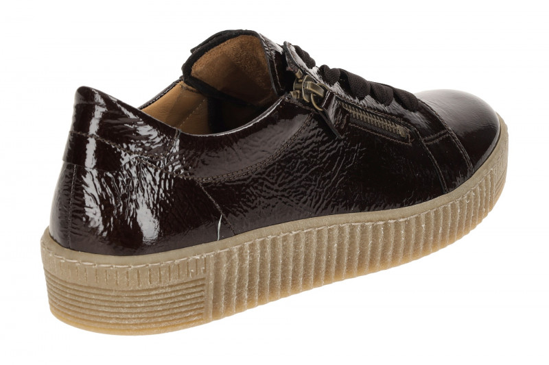 Gabor Schuhe Sneakers braun Lack 73.334.98