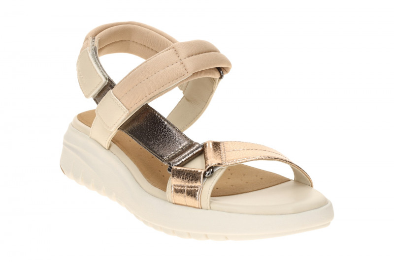 Geox Flextride Sandalen rose beige metallic D65BSD